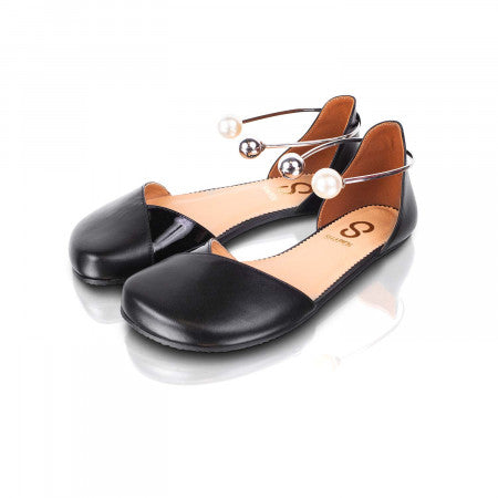 POPPY Black Barefoot Sandals