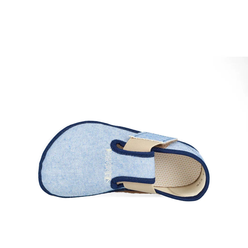 PEGRES SLIPPERS Textile Blue
