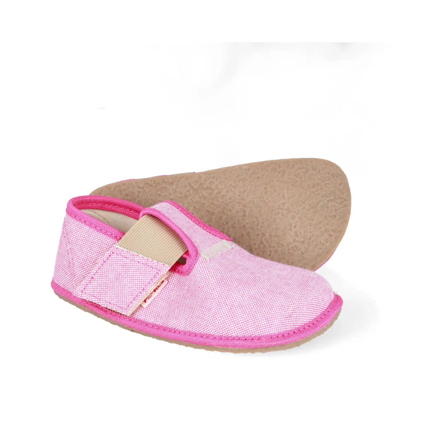 PEGRES SLIPPERS Textile Pink