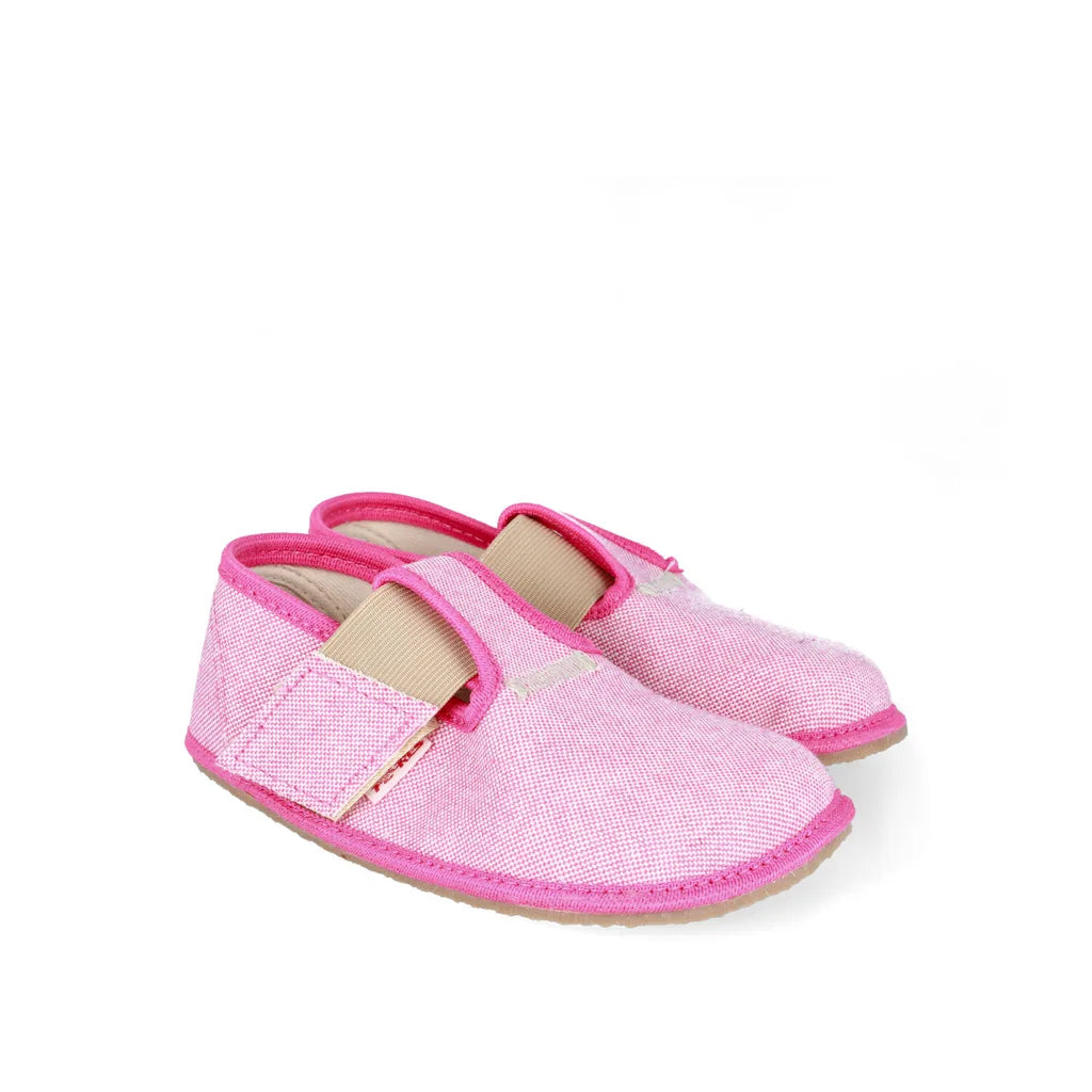 PEGRES SLIPPERS Textile Pink