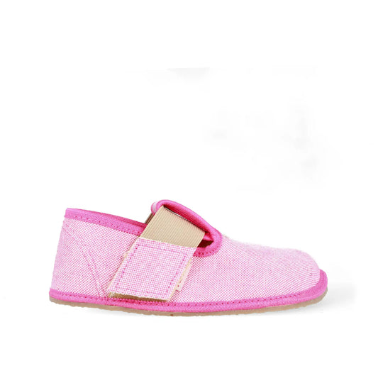 PEGRES SLIPPERS Textile Pink