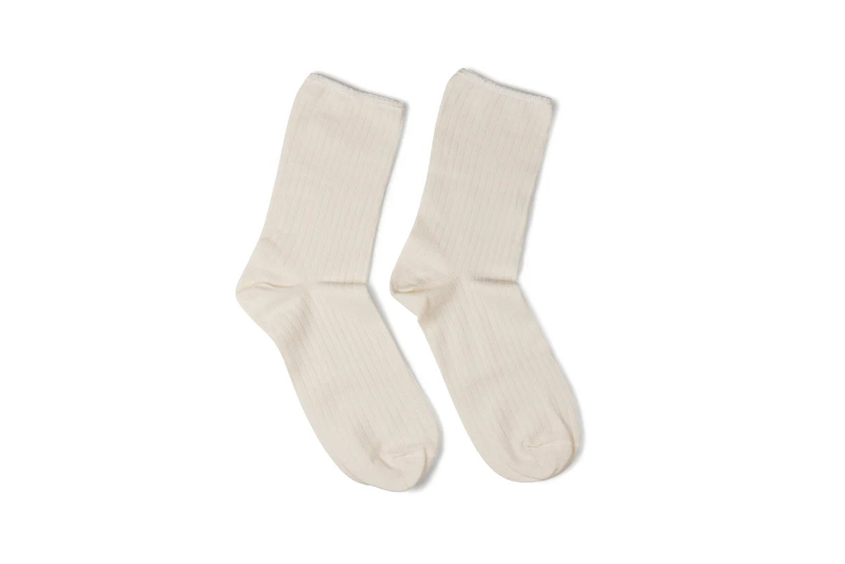 Summer Barefoot Socks – White