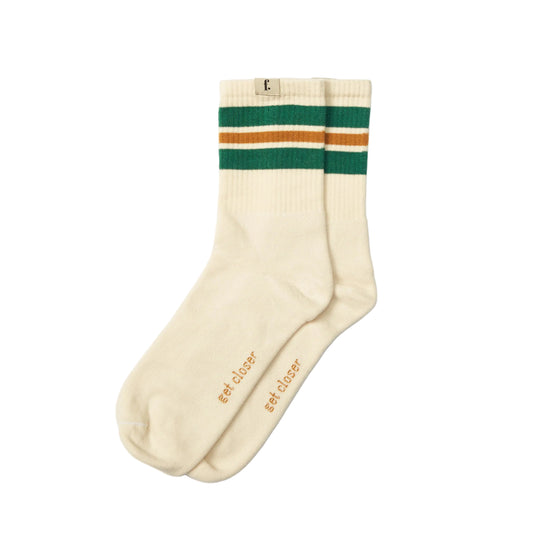 FLEETERS Sport Barefoot socks Green & Brown