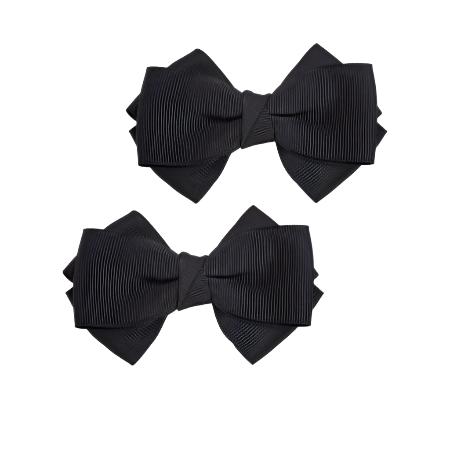 Shoe clips - Black bow